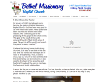 Tablet Screenshot of bethelmissionary.org